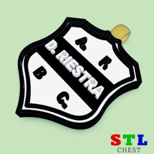 LLAVERO/COLGANTE ESCUDO DEPORTIVO RIESTRA